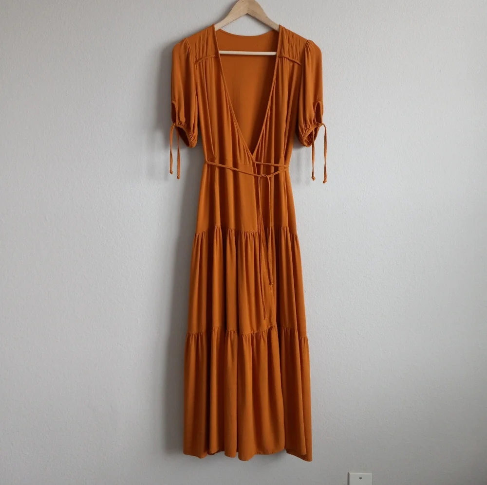 Christy Dawn The Augusta Dress In Turmeric M - Picture 5 of 16